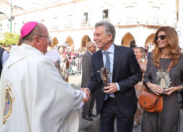 Macri viajó a Salta para "rezar por el futuro de todos los argentinos"