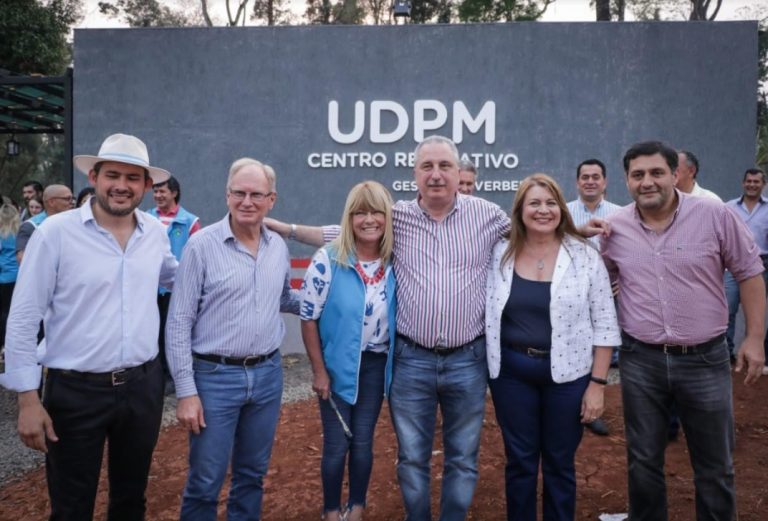 Inauguraron un nuevo complejo recreativo de UDPM en Andresito