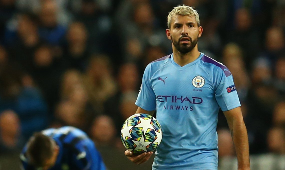 Champions League: con dos goles de Agüero, el Manchester City goleó al Atalanta por 5-1