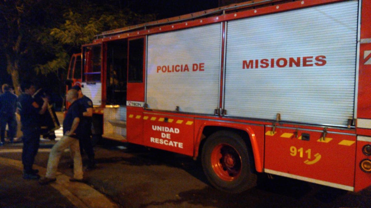 Incendio dañó un departamento en Posadas