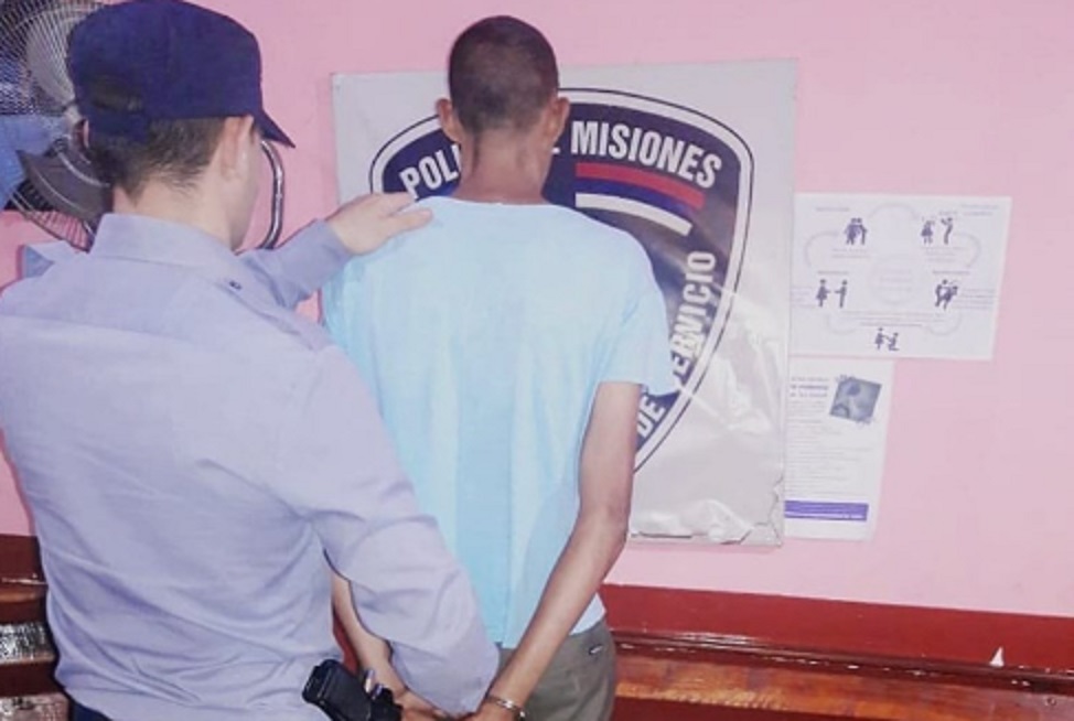 Detuvieron a un hombre por agredir a su pareja en San Vicente