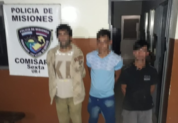 Posadas: detuvieron a tres hombres involucrados en varios robos