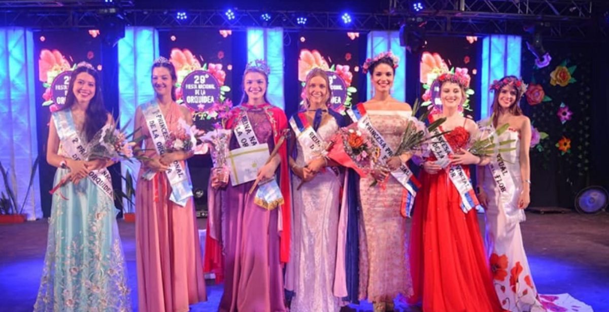 Montecarlo: coronaron a las nuevas reinas de la Flor y de la Orquídea