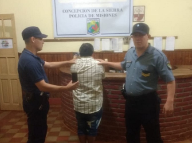 Recuperaron un celular y detuvieron a un hombre en Concepción de la Sierra