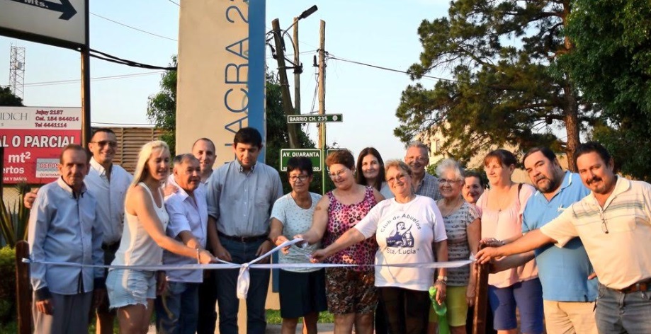 Inauguraron obras en la chacra 235 de Posadas