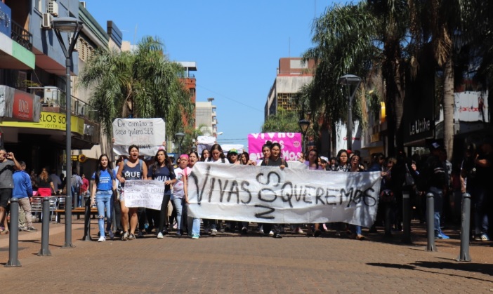 Realizaron marcha pacífica por los reiterados abusos que sufrieron estudiantes en Posadas
