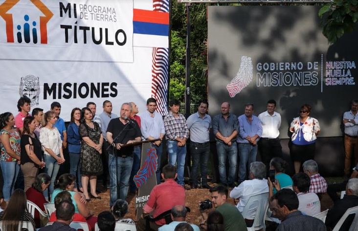 Passalacqua en El Soberbio: "A fin de año llegaremos a 30 mil titularizaciones"