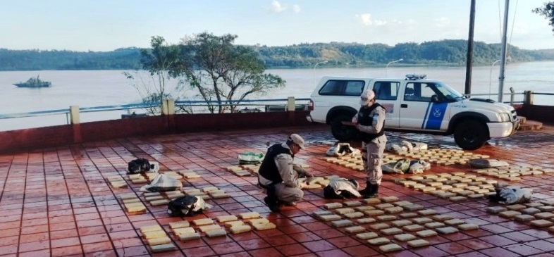 Santa Ana: incautaron más de una tonelada de marihuana valuada en 65 millones de pesos