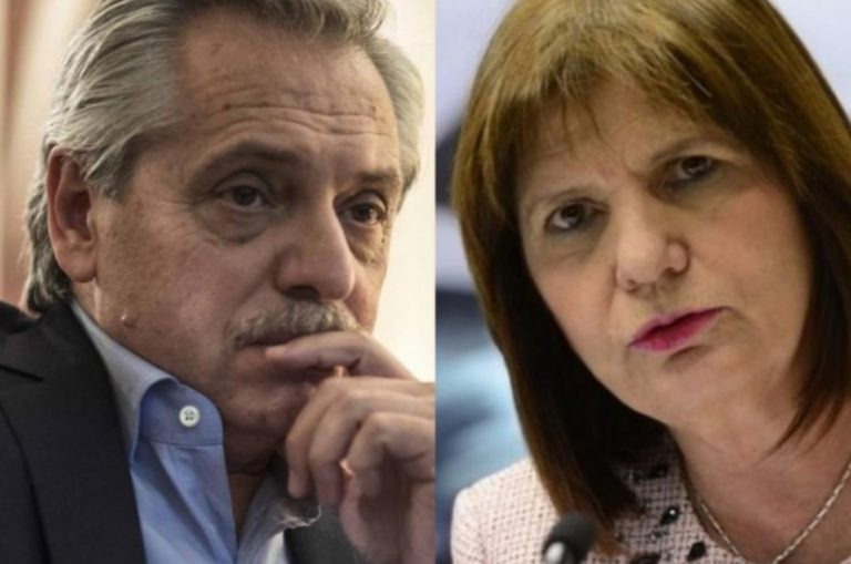 Redes sociales: duro cruce entre Alberto Fernández y Patricia Bullrich por temas de seguridad