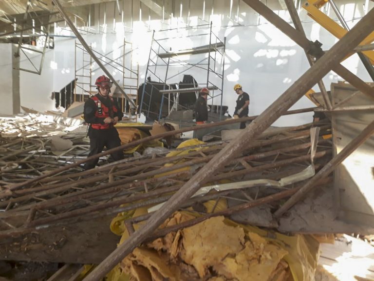 Tragedia en Ezeiza: realizan reconstrucción del accidente en el que murió un operario