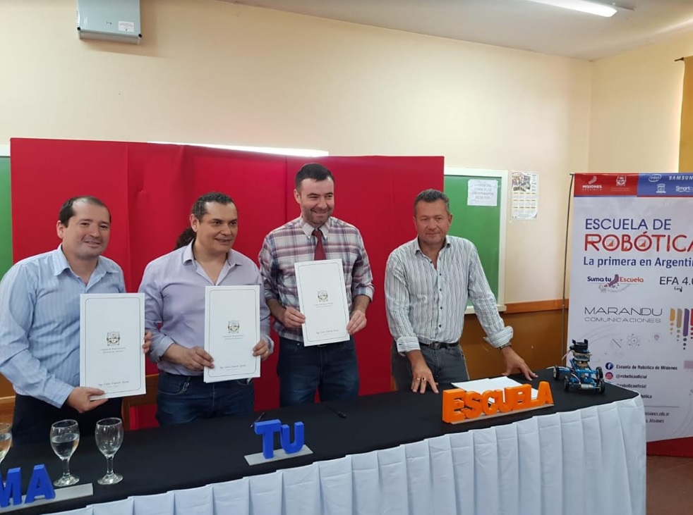 Firma de acuerdo: 25 de Mayo contará con "Maker Space Educativo"