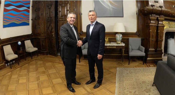 La transición está en marcha: Macri y Alberto Fernández se reunieron en la Rosada
