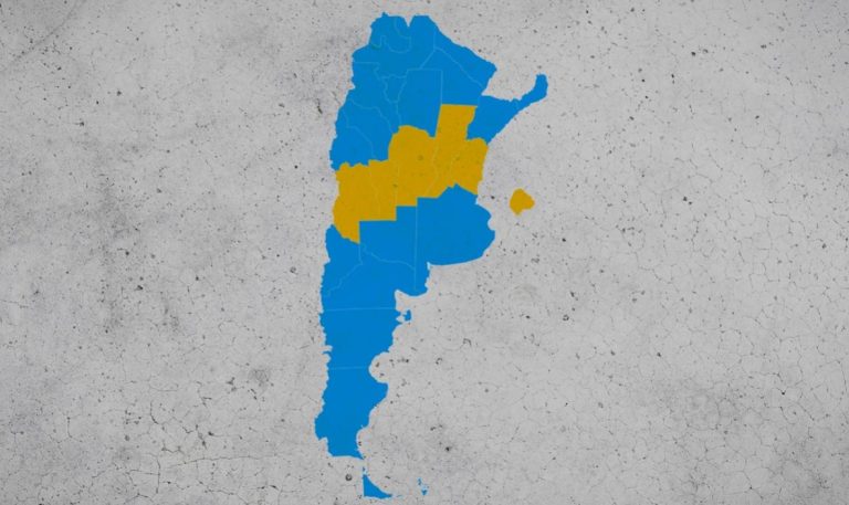 El mapa del país después de las elecciones: Fernández se impuso en 18 distritos