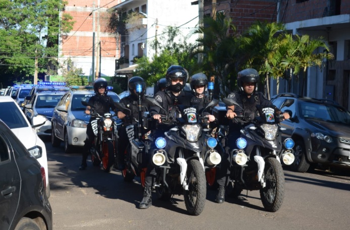 Operativo policial dejó 48 motos y 18 autos secuestrados, además de 36 detenidos