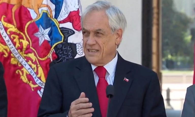 Sebastián Piñera: “Llamo a la unidad contra la violencia, el vandalismo y la delincuencia”
