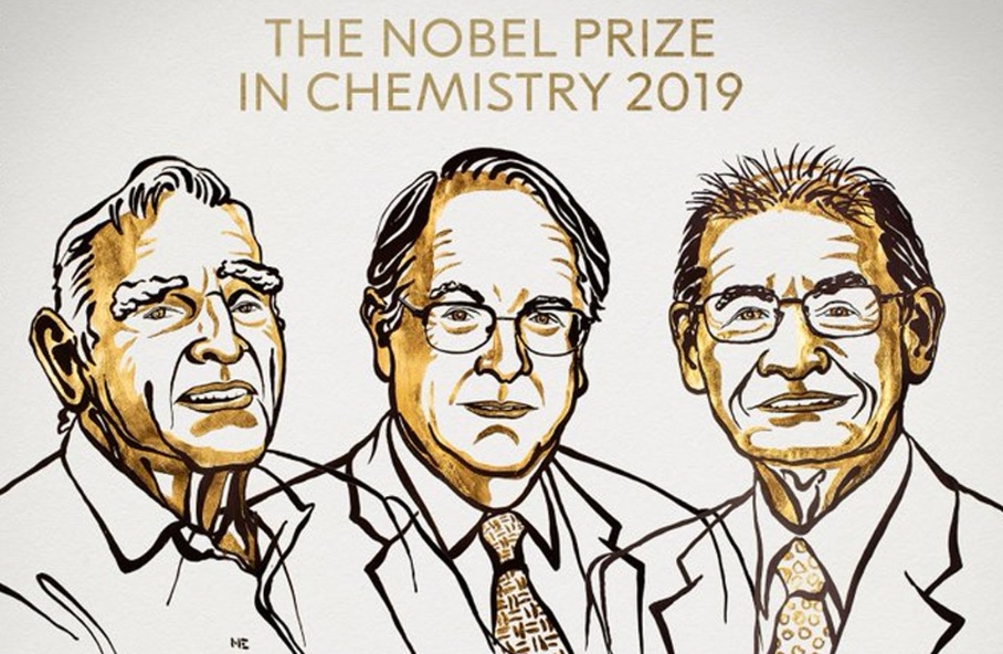 El Premio Nobel de Química fue para el desarrollo de baterías de ion-litio