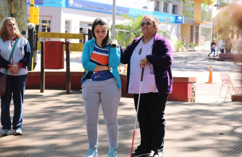 Habilitaron los primeros semáforos para no videntes en Oberá