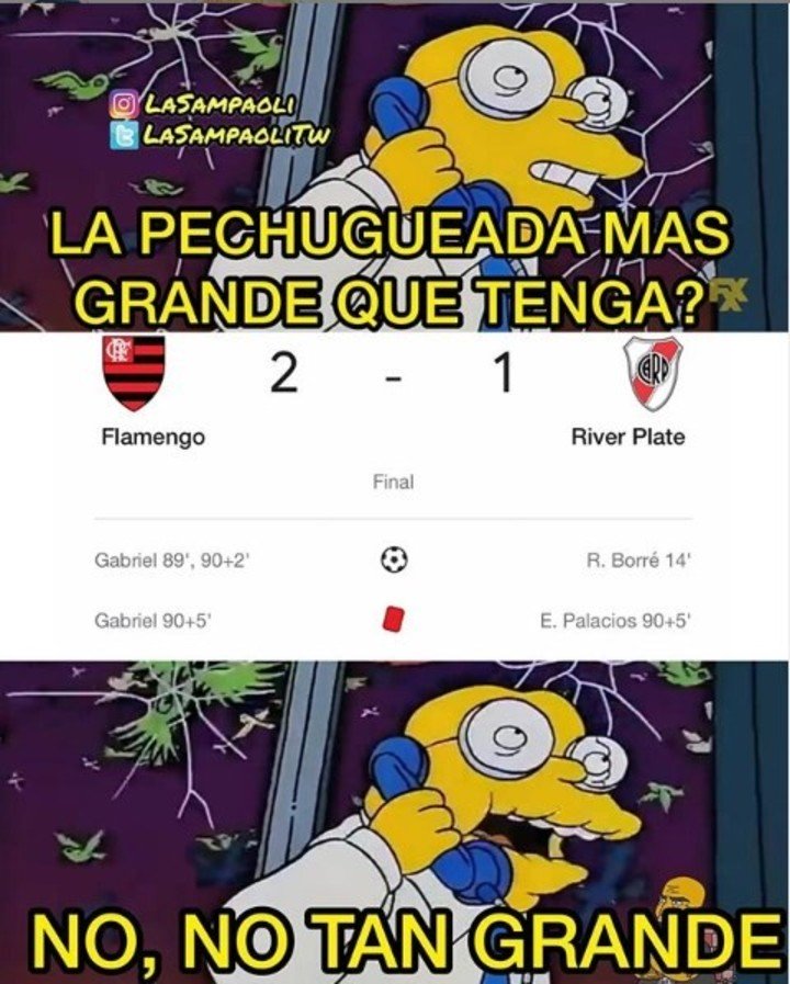 Las cargadas a River no se hicieron esperar 2 4 - 2 - 3