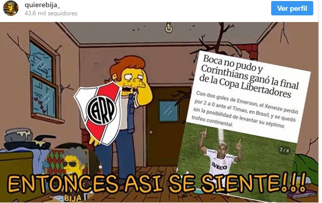 Las cargadas a River no se hicieron esperar 6 12 - 3 - 11