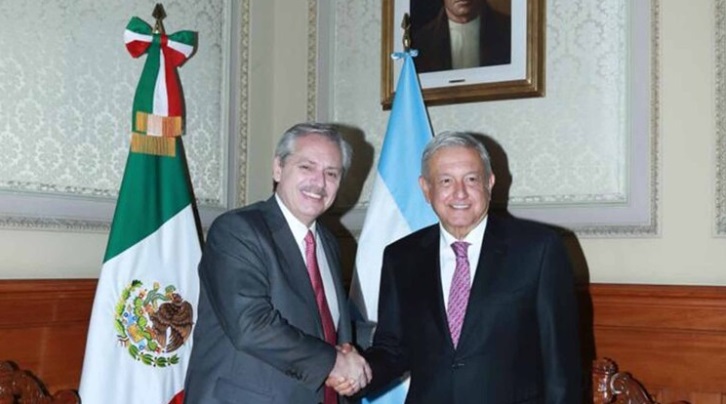 Alberto Fernández se reunió con López Obrador y acordaron "recuperar el comercio bilateral"