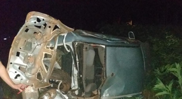 Tragedia en Alba Posse: automovilista falleció tras volcar sobre la ruta costera 2