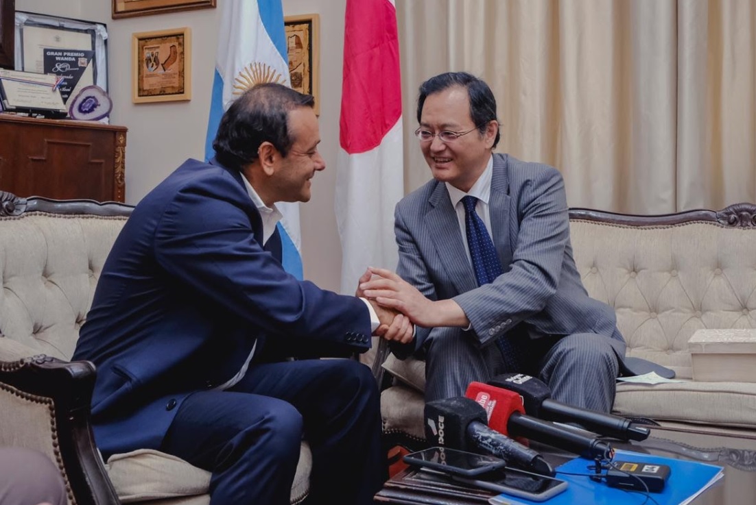 Herrera Ahuad recibió al embajador de Japón para potenciar vínculos bilaterales