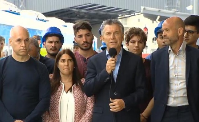 Macri: “Dejamos las bases para que el gobierno de Fernández siga construyendo"