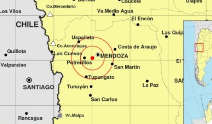 Mendoza tembló tres veces en menos de 12 horas
