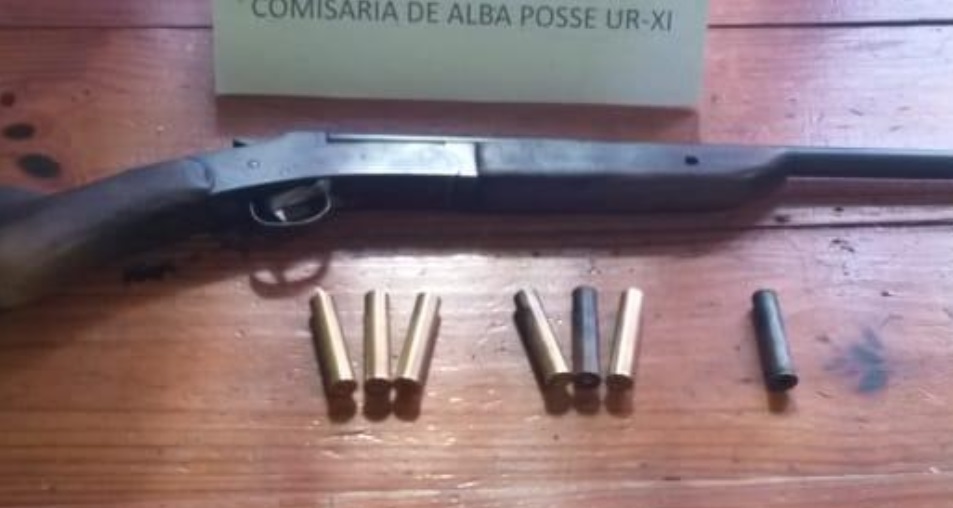 Detuvieron a un hombre que disparó a otro con una escopeta en Alba Posse