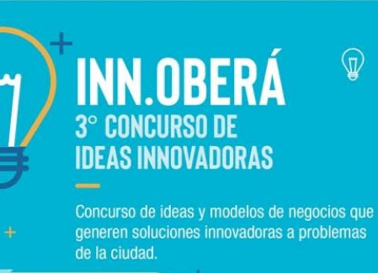 Continúan abiertas las inscripciones para el 3er Concurso de Ideas Innovadoras "Inn-Oberá"