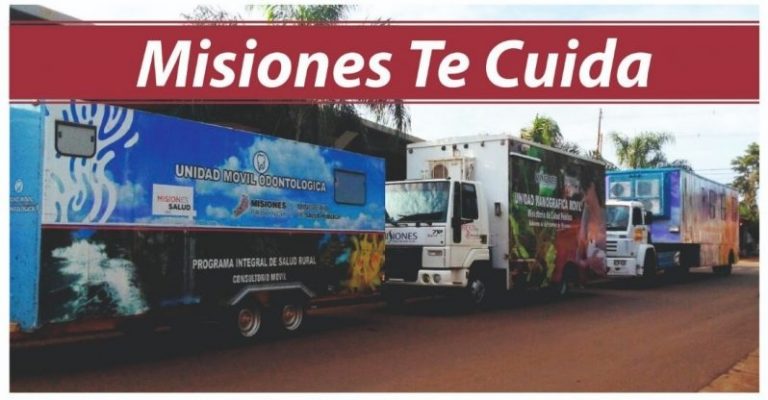 Los móviles del Misiones Te Cuida recorrerán durante noviembre distintos puntos de la Provincia