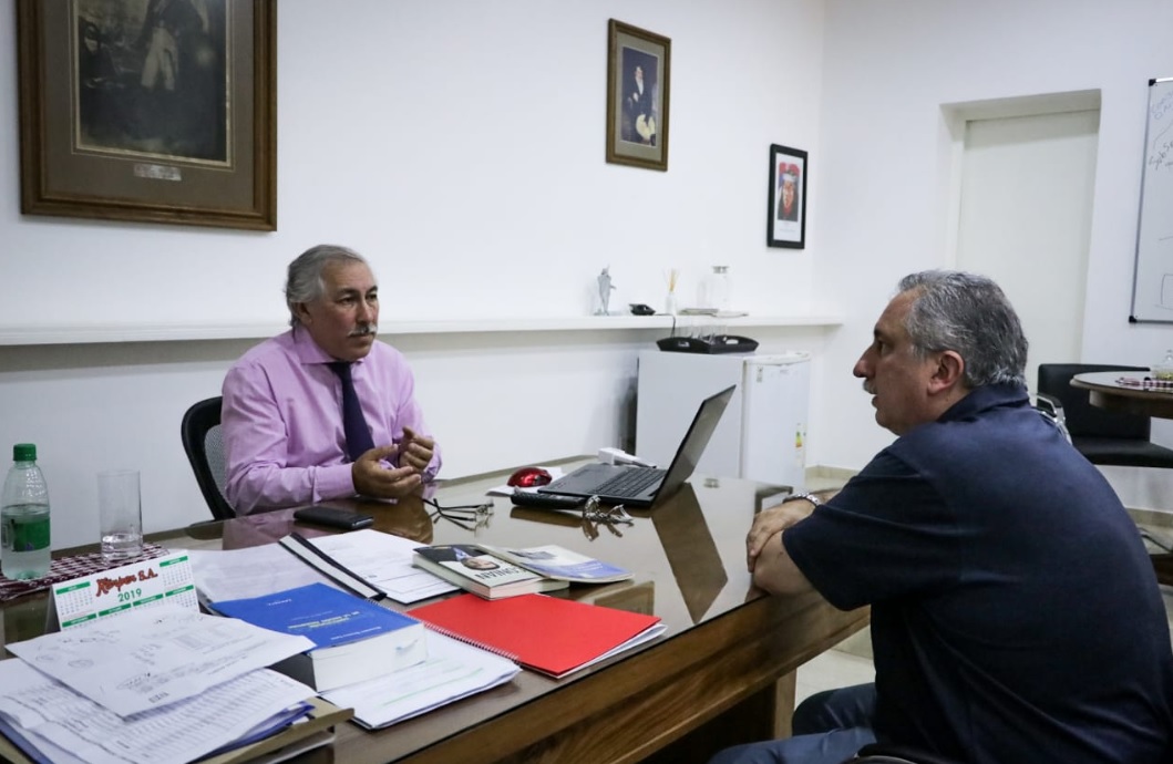 Passalacqua visitó al contador general de la Provincia, Daniel Hassan y mantuvieron una reunión de trabajo