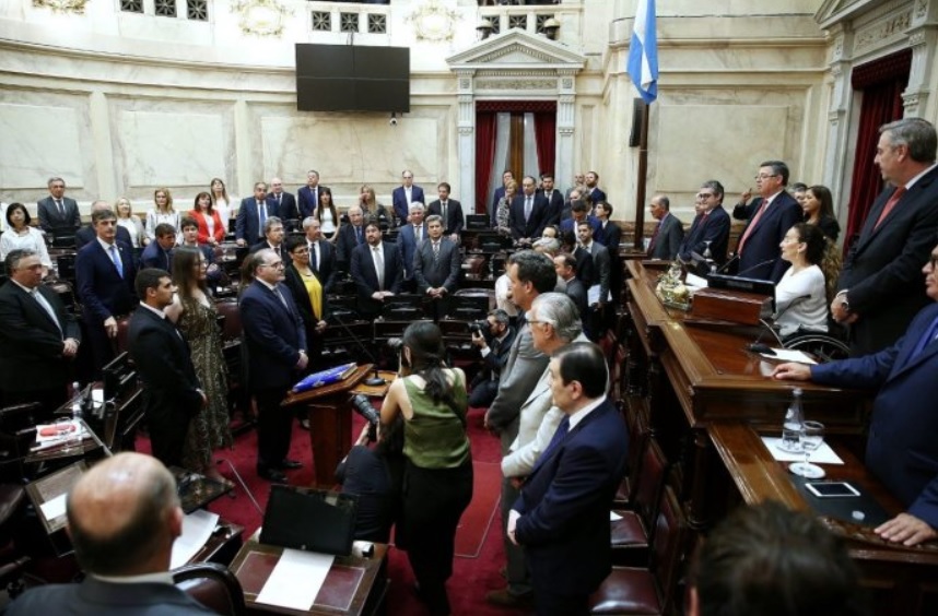 Juraron los nuevos senadores en el Congreso de la Nación