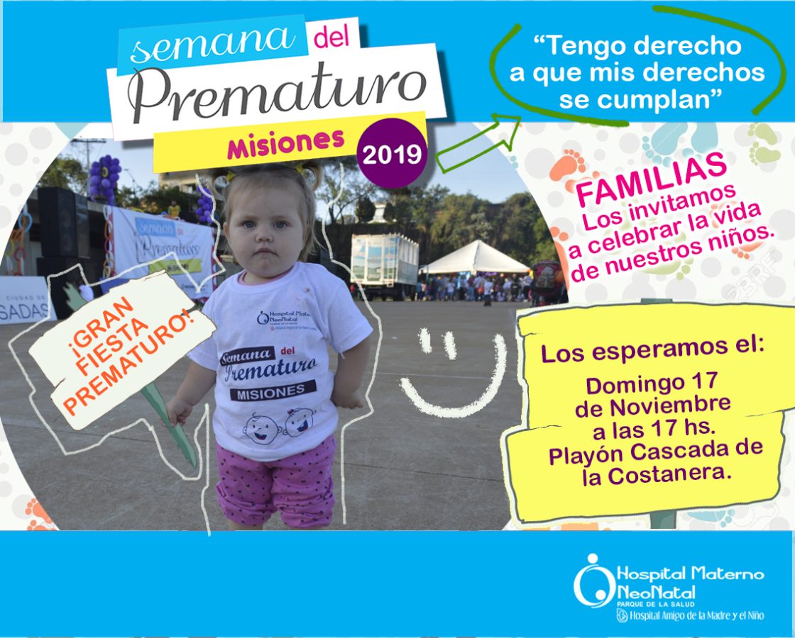 Semana Mundial del Prematuro 2019: desarrollarán diversas actividades en Posadas