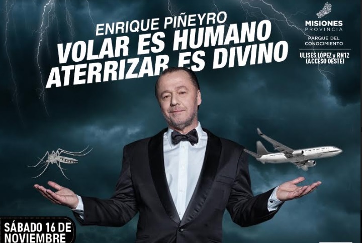 “Volar es humano, aterrizar es divino”, el unipersonal de Enrique Piñeyro llega a Posadas
