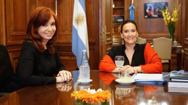 Gabriela Michetti y Cristina Fernández se reunieron para tratar la transición en el Senado