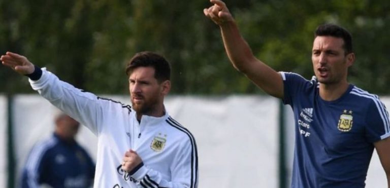 Scaloni, sobre Messi: "Sabemos lo importante que es dentro de la cancha"