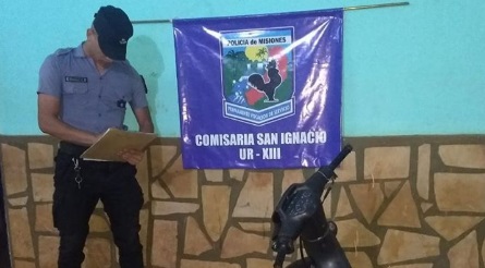 San Ignacio: demoraron a jovencito por robar una motocicleta en el barrio El Progreso