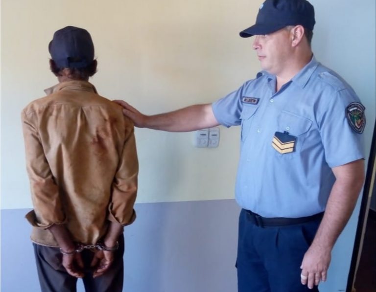 Garuhapé: detuvieron a un hombre por homicidio en Colonia Luján