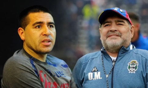 Maradona contra Riquelme: “Yo jamás le voy a robar la plata a Boca”