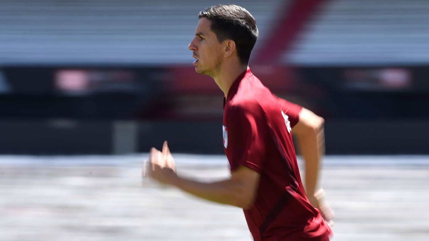 Alarma en River: Nacho Fernández se desgarró y está casi descartado de la final de la Copa Argentina