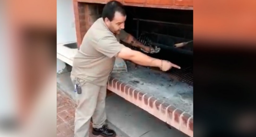 Viral El Portero Que Se Indigno Y Grabo Un Video Para Ensenar A Limpiar La Parrilla Revista Codigos