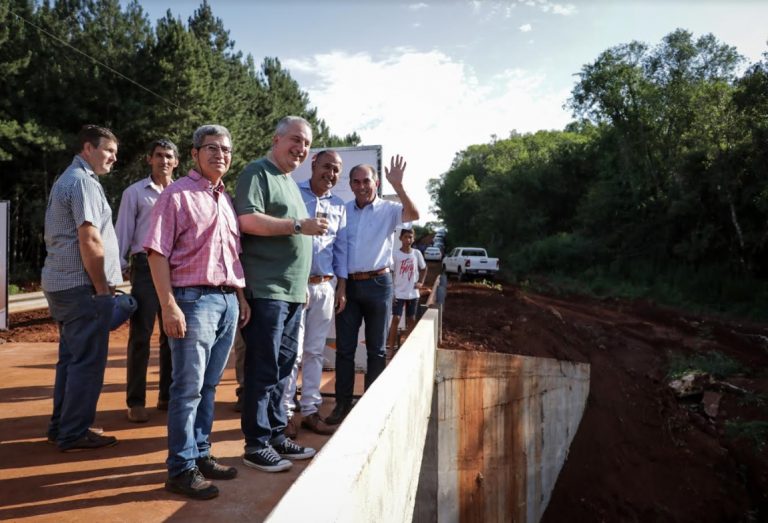 Colonia Yapeyú: inauguraron el puente número 205 correspondiente al programa de Vialidad Provincial