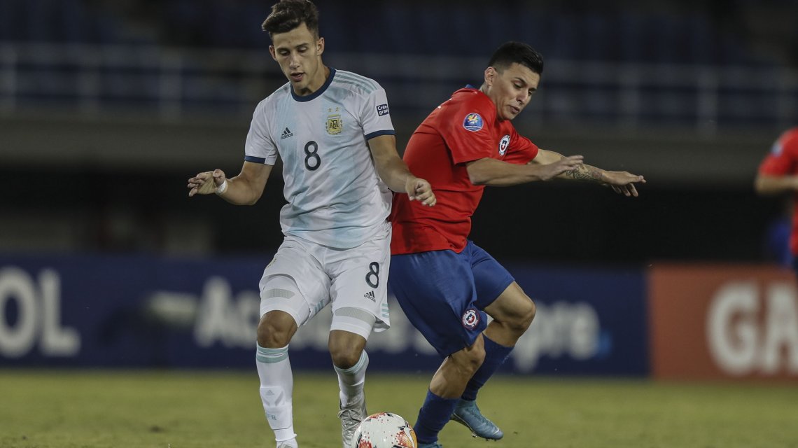 Preolímpico Sub 23: Argentina le ganó con tranquilidad a Chile