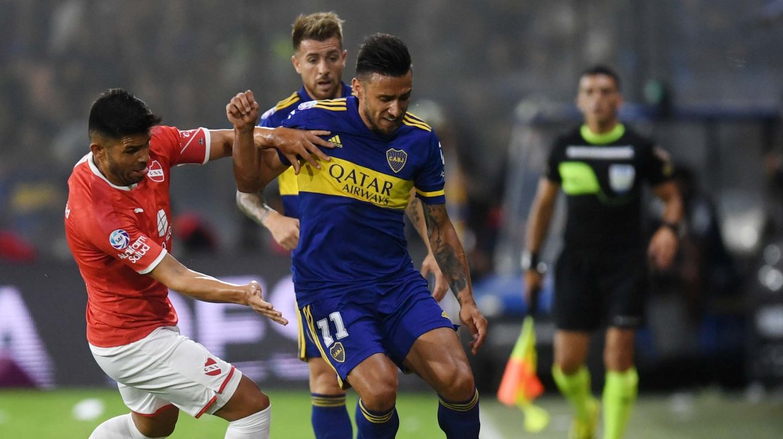 Boca empató con Independiente y no pudo acercarse al puntero River
