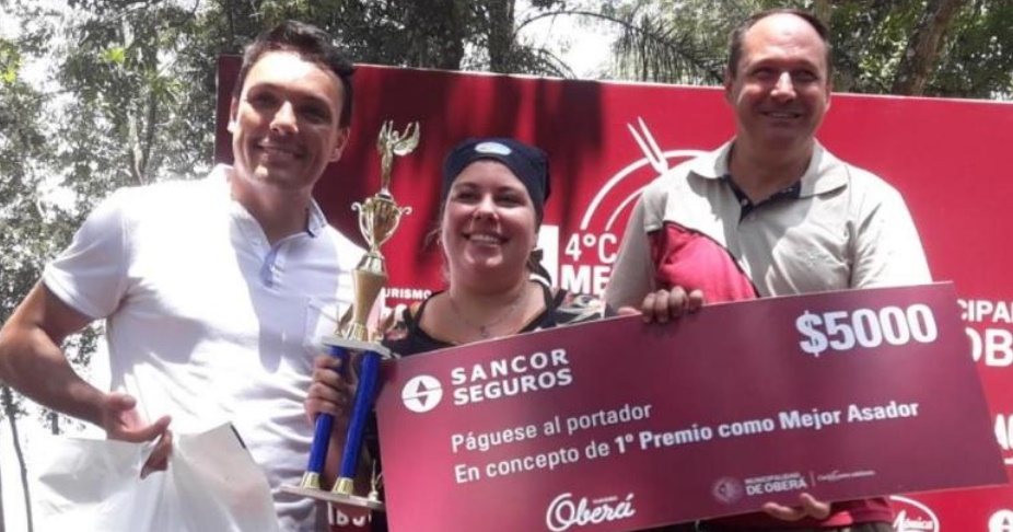 Oberá: Camila Chamorro fue la ganadora del 4° Campeonato de Asado