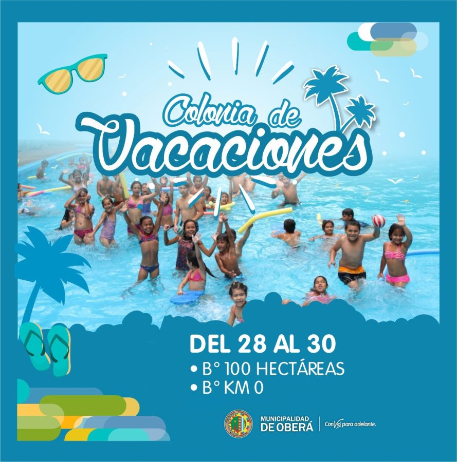Oberá: nueva semana de colonia de vacaciones