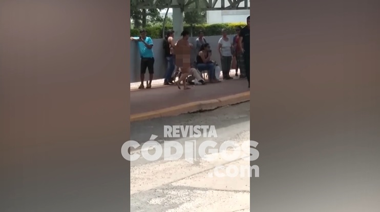 Caminaba desnuda por la estación de Transferencia y fue llevada al Carrillo