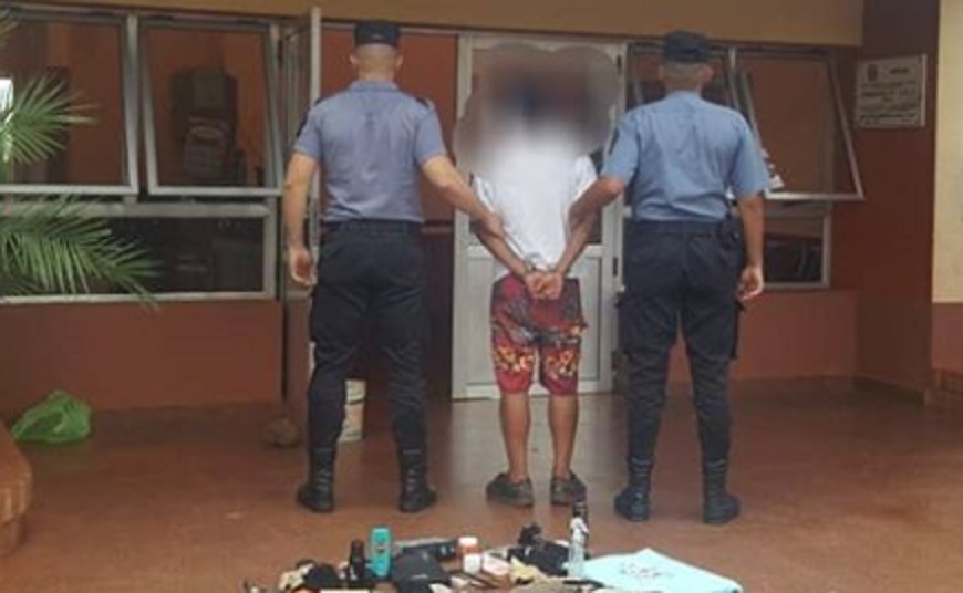 Recuperaron elementos robados y detuvieron a un hombre en Oberá