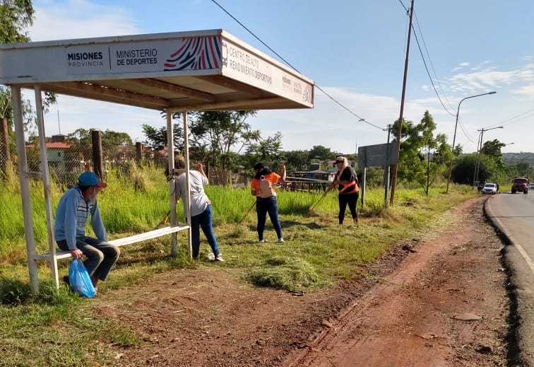 Zona aeropuerto viejo: operativo de limpieza de casi 5 kilómetros